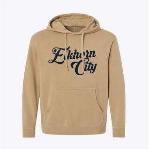 Elkhorn City Kentucky Vintage Team Pigment-Dyed Hoodie