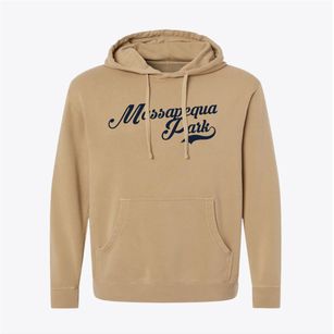 Massapequa Park New York Vintage Team Pigment-Dyed Hoodie