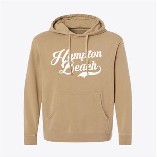 Hampton Beach New Hampshire Vintage Team Pigment-Dyed Hoodie