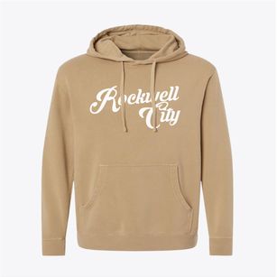 Rockwell City Iowa Vintage Team Pigment-Dyed Hoodie