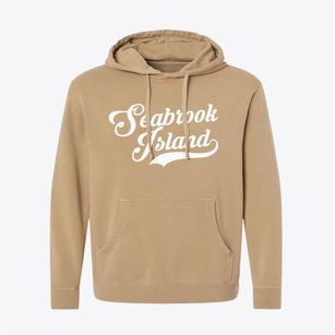 Seabrook Island South Carolina Vintage Team Pigment-Dyed Hoodie