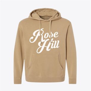 Rose Hill North Carolina Vintage Team Pigment-Dyed Hoodie