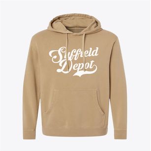 Suffield Depot Connecticut Vintage Team Pigment-Dyed Hoodie