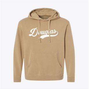 Douglas Michigan Vintage Team Pigment-Dyed Hoodie