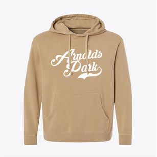 Arnolds Park Iowa Vintage Team Pigment-Dyed Hoodie