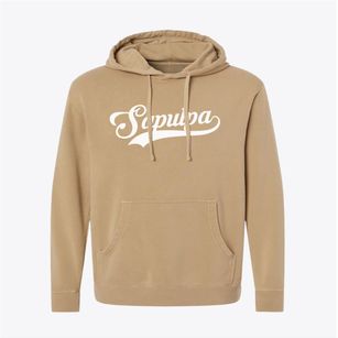 Sapulpa Oklahoma Vintage Team Pigment-Dyed Hoodie