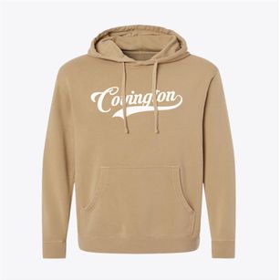 Covington Louisiana Vintage Team Pigment-Dyed Hoodie