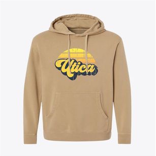 Utica New York Sublime Sunset Pigment-Dyed Hoodie