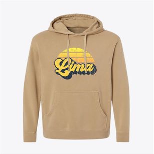Lima New York Sublime Sunset Pigment-Dyed Hoodie