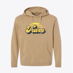 Truro Massachusetts Sublime Sunset Pigment-Dyed Hoodie