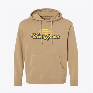 West Jordan Utah Sublime Sunset Pigment-Dyed Hoodie