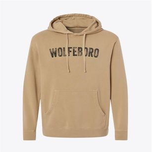 Wolfeboro New Hampshire Timeless Retro Pigment-Dyed Hoodie