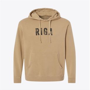 Riga New York Timeless Retro Pigment-Dyed Hoodie