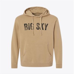 Big Sky Montana Timeless Retro Pigment-Dyed Hoodie