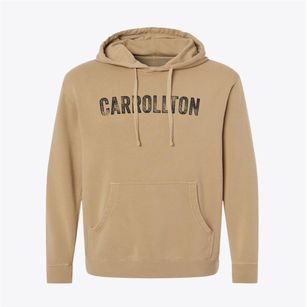 Carrollton Illinois Timeless Retro Pigment-Dyed Hoodie