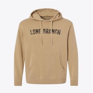 Long Branch New Jersey Timeless Retro Pigment-Dyed Hoodie
