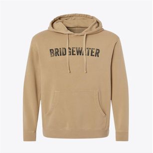 Bridgewater Massachusetts Timeless Retro Pigment-Dyed Hoodie