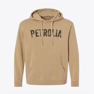 Petrolia Texas Timeless Retro Pigment-Dyed Hoodie