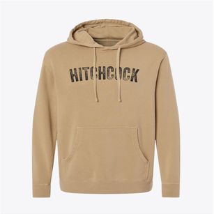 Hitchcock Oklahoma Timeless Retro Pigment-Dyed Hoodie