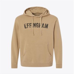 Effingham Illinois Timeless Retro Pigment-Dyed Hoodie