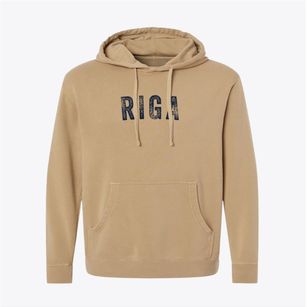 Riga New York Timeless Retro Pigment-Dyed Hoodie