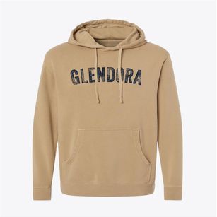 Glendora California Timeless Retro Pigment-Dyed Hoodie