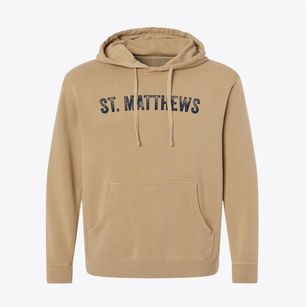 St. Matthews South Carolina Timeless Retro Pigment-Dyed Hoodie