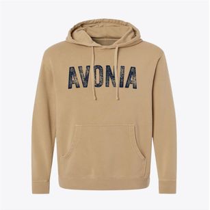 Avonia Pennsylvania Timeless Retro Pigment-Dyed Hoodie