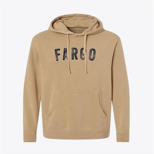 Fargo North Dakota Timeless Retro Pigment-Dyed Hoodie