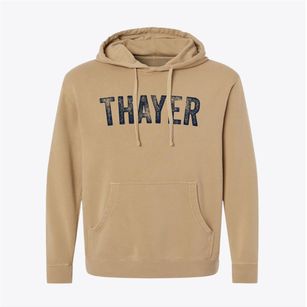 Thayer Kansas Timeless Retro Pigment-Dyed Hoodie