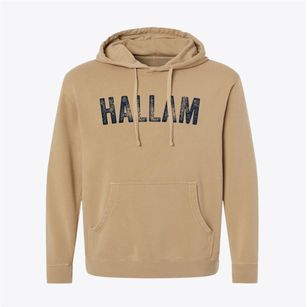 Hallam Nebraska Timeless Retro Pigment-Dyed Hoodie