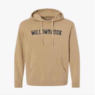 Willowbrook Kansas Timeless Retro Pigment-Dyed Hoodie