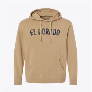 El Dorado Kansas Timeless Retro Pigment-Dyed Hoodie