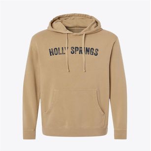 Holly Springs Georgia Timeless Retro Pigment-Dyed Hoodie