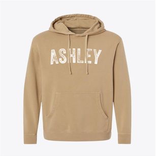 Ashley Pennsylvania Timeless Retro Pigment-Dyed Hoodie