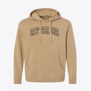 East Pasadena California Trendy Block Pigment-Dyed Hoodie