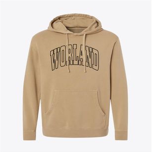 Worland Wyoming Trendy Block Pigment-Dyed Hoodie