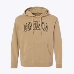 Centralia Missouri Trendy Block Pigment-Dyed Hoodie