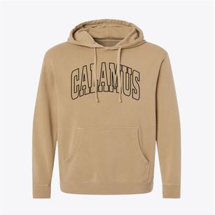 Calamus Wisconsin Trendy Block Pigment-Dyed Hoodie
