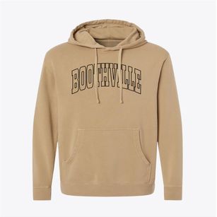Boothville Louisiana Trendy Block Pigment-Dyed Hoodie
