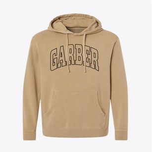 Garber Oklahoma Trendy Block Pigment-Dyed Hoodie