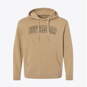 Buffalo Gap Texas Trendy Block Pigment-Dyed Hoodie