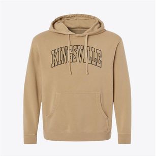 Kingsville Missouri Trendy Block Pigment-Dyed Hoodie