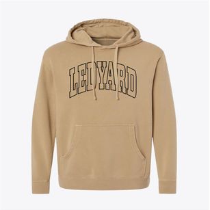 Ledyard Connecticut Trendy Block Pigment-Dyed Hoodie