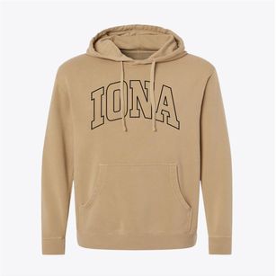 Iona Minnesota Trendy Block Pigment-Dyed Hoodie
