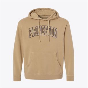 Princeton Wisconsin Trendy Block Pigment-Dyed Hoodie