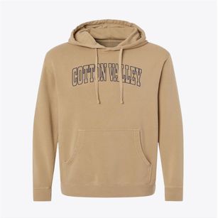 Cotton Valley Louisiana Trendy Block Pigment-Dyed Hoodie