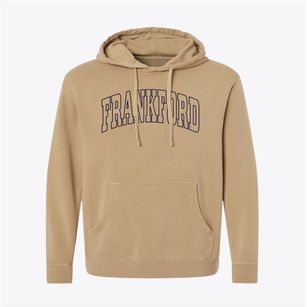 Frankford Delaware Trendy Block Pigment-Dyed Hoodie