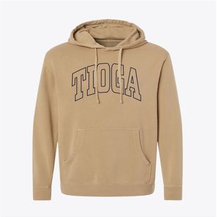 Tioga Texas Trendy Block Pigment-Dyed Hoodie
