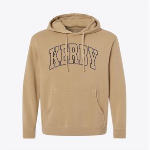 Kerby Oregon Trendy Block Pigment-Dyed Hoodie